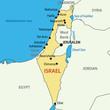 State of Israel - vector map