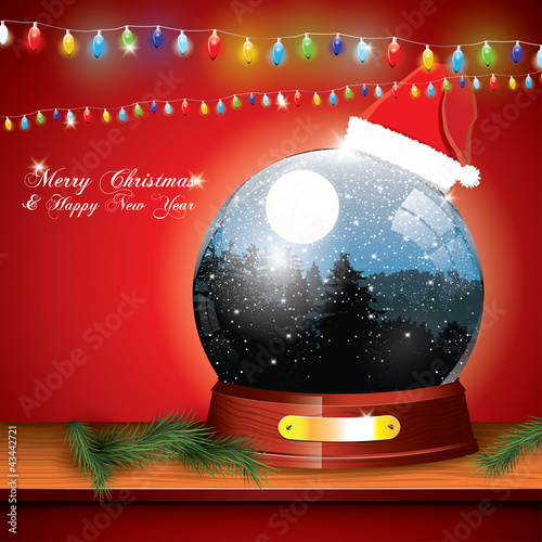Vektor: Christmas greeting card Christmas greeting card