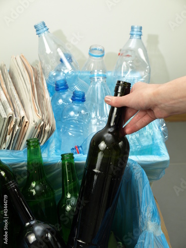 Photo: Rubish recycling Rubish recycling