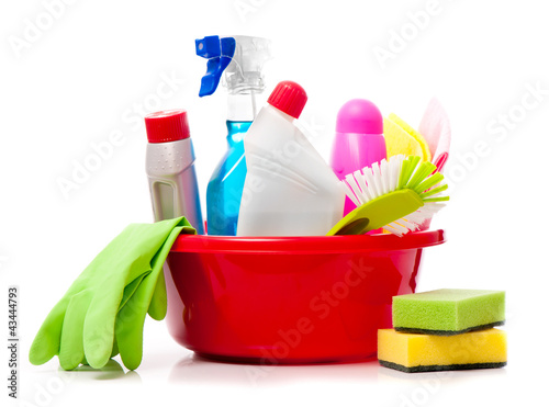 Photo: cleaning supplies cleaning supplies