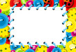 Vector: seamless background buttons seamless background buttons