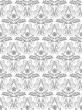 Achromatic damask pattern