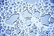 Foto: Blue water drops background Blue water drops background