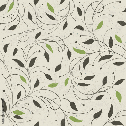 Vector: Seamless ecology pattern with leaves. Vector, EPS10 Seamless ecology pattern with leaves. Vector, EPS10