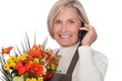 florist on the phone