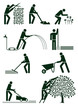 Gartenpflege Piktogram