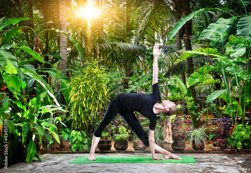 Photo: Yoga in the tropic garden Yoga in the tropic garden
