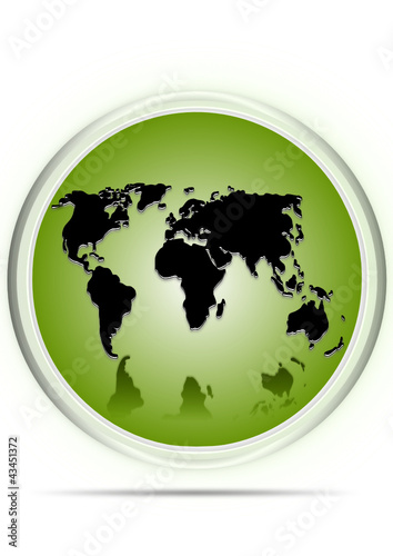 Vektor: map button map button