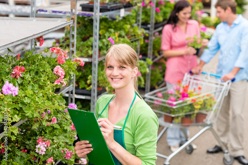 Photo: Florist at garden centre retail inventory Florist at garden centre retail inventory