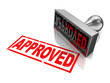 Stamp approved