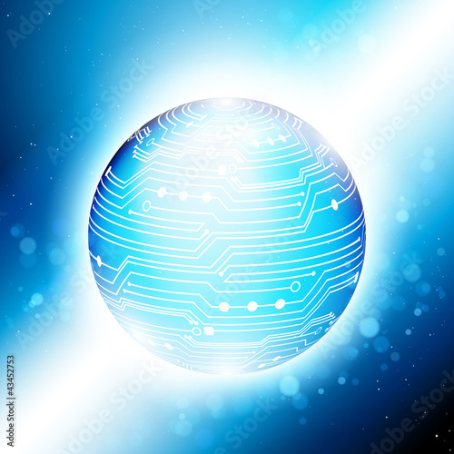 Vektor: Abstract technology background. Abstract technology background.