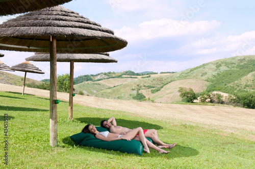 Foto: Summer relax on the grass Summer relax on the grass