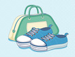 Shoes and bag