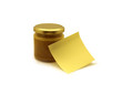 jar  with post-it
