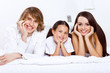 Photo: Family at home Family at home