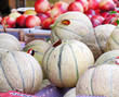 melon,fruits,alimentation,brugnons sur le marché