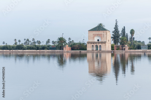 Photo: Pavillion on Menara Gardens at Marrakech, Morocco Pavillion on Menara Gardens at Marrakech, Morocco