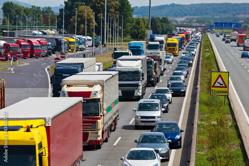 Photo: Stau auf Autobahn Stau auf Autobahn