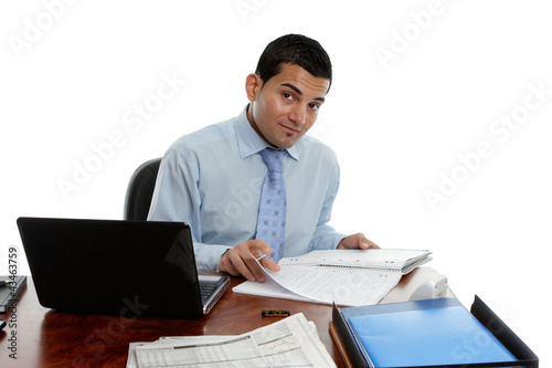 Foto: Businessman at desk Businessman at desk