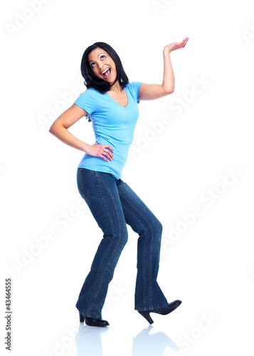 Foto: Happy business woman. Happy business woman.