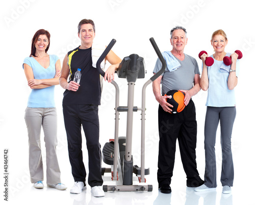 Photo: Healthy people group. Healthy people group.