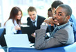 Portrait of smiling African American business man