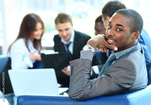 Foto: Portrait of smiling African American business man Portrait of smiling African American business man
