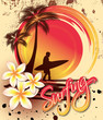 Surfer On The Beach