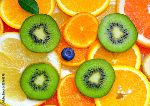 Photo: Fresh sliced fruits Fresh sliced fruits