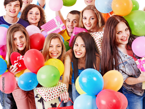 Photo: Group people on party. Group people on party.