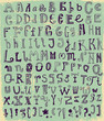 Whimsical Hand Drawn Alphabet Letters