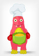 Funny Monster. Chef.