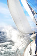 Segelboot im Sturm