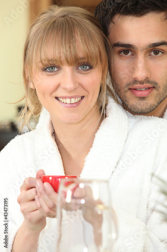 Photo: Having breakfast together Having breakfast together