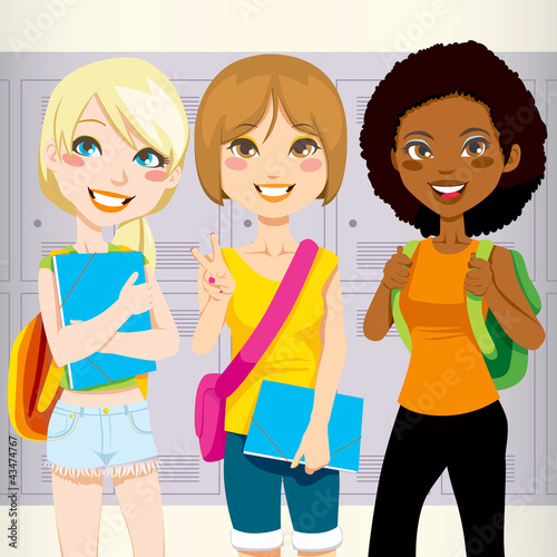 Vector: Back To School Friends Back To School Friends