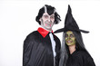 Couple dressed up for Hallowe'en