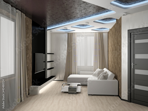 Illustration: Living room 3D Living room 3D