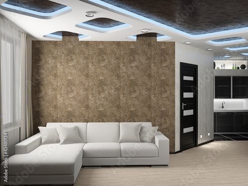Illustration: Living room 3D Living room 3D