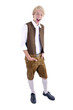 Foto: Teenager mit Lederhosen schreiend Teenager mit Lederhosen schreiend