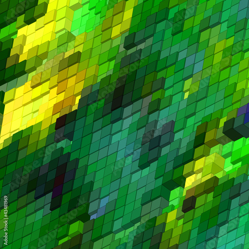 Vector: Abstract 3d colorful mosaic background. EPS 8 Abstract 3d colorful mosaic background. EPS 8