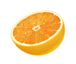 Illustration: juicy fresh water drops of orange on white background juicy fresh water drops of orange on white background