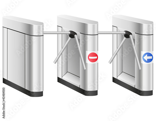 Illustration: turnstile illustration turnstile illustration