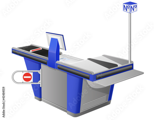 Photo: cash register terminal illustration cash register terminal illustration
