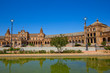 bridge of  Plaza de Espana, Seville, Spain