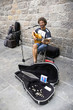 Street singer.