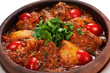 Stewed meat with potato