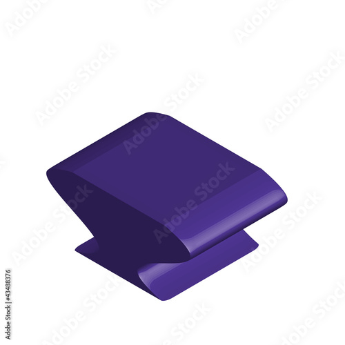 Illustration: A 3d render of a stand isolated on white background! A 3d render of a stand isolated on white background!