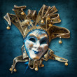 Foto: Abstract background with venetian mask Abstract background with venetian mask