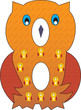 Number 8 from  the Crazy Creature Alphabet set