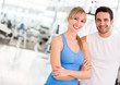 Couple at the gym